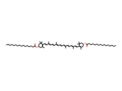 Zeaxanthin dipalmitate structure