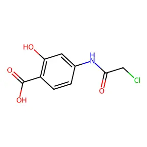 [(4-Hydroxypiperidin-1-yl)methanediyl]bis(phosphonic acid) structure