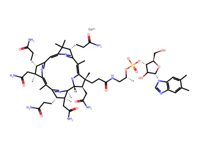 Cob(III)alamin structure