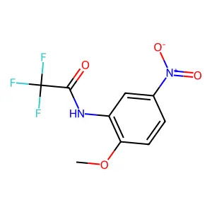 2,2,2-trifluoro-N-(2-methoxy-5-nitrophenyl)acetamide structure