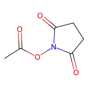N-羟基琥珀酰亚胺乙酸酯 structure