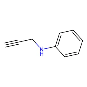 N-prop-2-ynylaniline structure