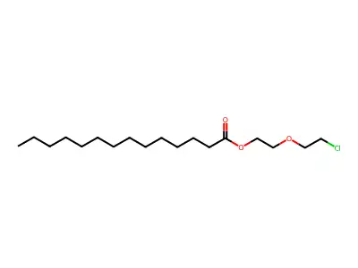 2-(2-chloroethoxy)ethyl Tetradecanoate structure