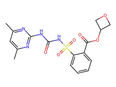 噁嗪磺隆 structure