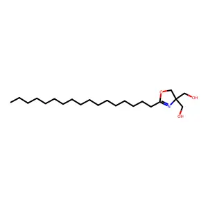 2-Heptadecyl-2-oxazoline-4,4-dimethanol structure