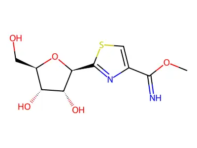 4-Methylamidatetiazofurin structure