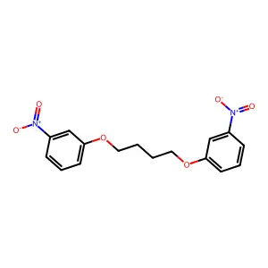 1-Nitro-3-[4-(3-nitrophenoxy)butoxy]benzene structure