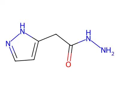 2-(1H-pyrazol-3-yl)acetohydrazide structure