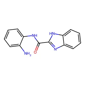 N-(2-aminophenyl)-1H-benzimidazole-2-carboxamide structure