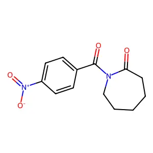 2H-Azepin-2-one, hexahydro-1-(4-nitrobenzoyl)- structure