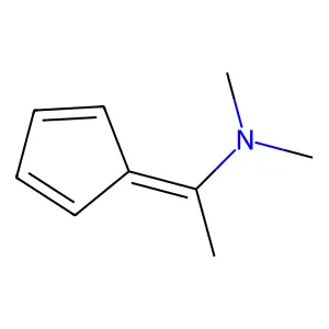 Ethanamine, 1-(2,4-cyclopentadien-1-ylidene)-N,N-dimethyl- structure