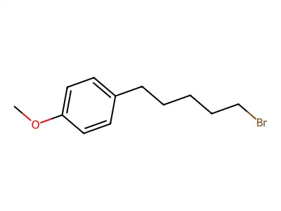 1-(5-Bromopentyl)-4-methoxybenzene structure