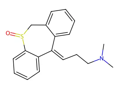 度硫平亚砜 structure