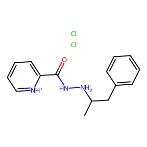 Hydrazine, 1-isonicotinoyl-2-(alpha-methylphenethyl)-, dihydrochloride structure