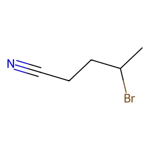 4-溴戊腈 structure