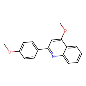 4-Methoxy-2-(4-methoxyphenyl)quinoline structure
