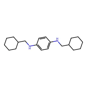 N,N'-双(环己基甲基)对苯二胺 structure