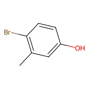 4-Bromo-m-cresol structure