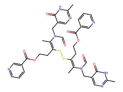 oxythiaminedisulfidenicotinate structure