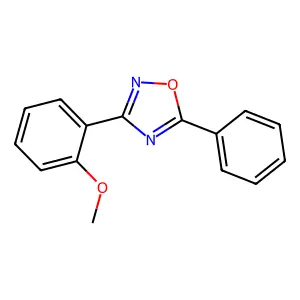 3-(2-Methoxyphenyl)-5-phenyl-1,2,4-oxadiazole structure