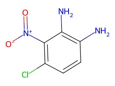 4-Chloro-3-nitro-1,2-benzenediamine structure