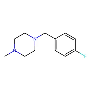 1-[(4-Fluorophenyl)methyl]-4-methylpiperazine structure