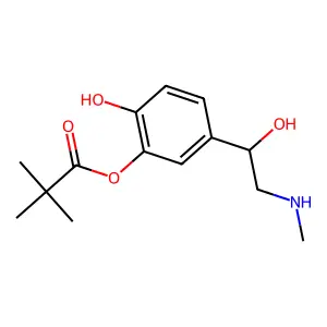 3-Pivaloylepinephrine structure