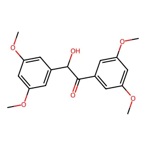 Ethanone, 1,2-bis(3,5-dimethoxyphenyl)-2-hydroxy- structure
