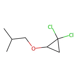 Ether, 2,2-dichlorocyclopropyl isobutyl structure