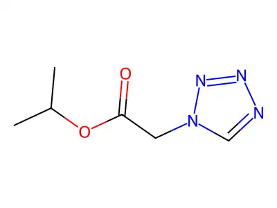 Propan-2-yl 2-(tetrazol-1-yl)acetate structure