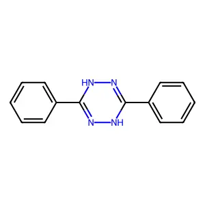 1,4-Dihydro-3,6-diphenyl-1,2,4,5-tetrazine structure