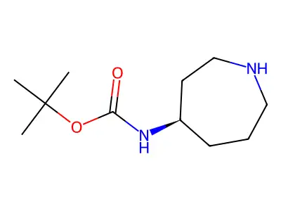 tert-butyl N-(azepan-4-yl)carbamate structure