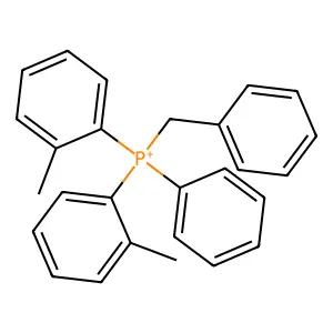 Benzyl(bis(2-methylphenyl))phenylphosphorane structure