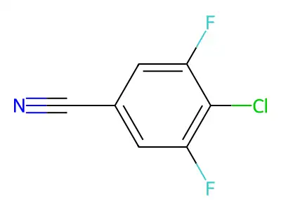 2-Chloro-4,5-difluorobenzonitrile structure