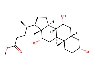 Methyl cholate structure