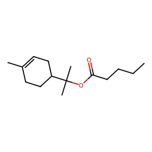1-甲基-1-(4-甲基环己-3-烯基)乙基 戊酸酯 structure