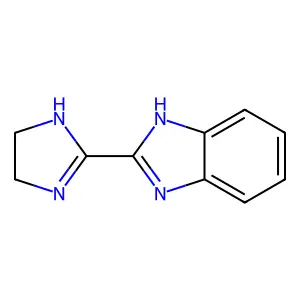 2-(4,5-Dihydro-1H-imidazol-2-yl)-1H-benzimidazole structure