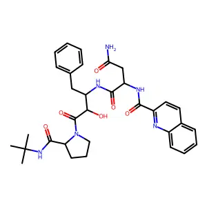 Qc-Asn-Apns-Pro-NH-tBu structure