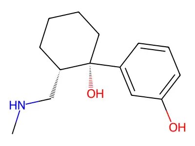 Phenol, 3-[1-hydroxy-2-[(methylamino)methyl]cyclohexyl]- structure