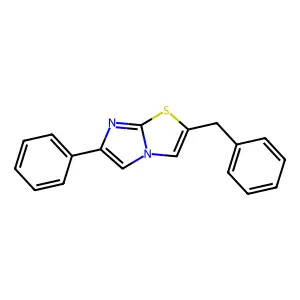 2-Benzyl-6-phenylimidazo[2,1-b]thiazole structure