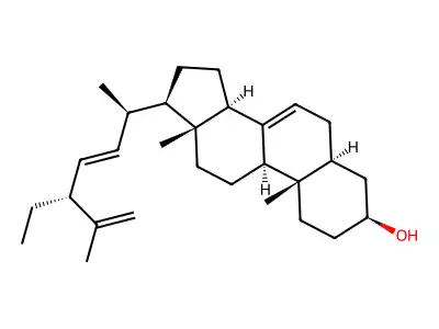 7,22,25-Stigmastatrienol structure