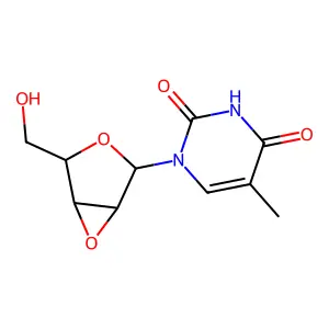 2',3'-Anhydrothymidine structure
