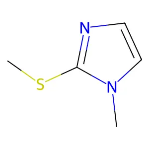 Methimazole methyl sulfide structure