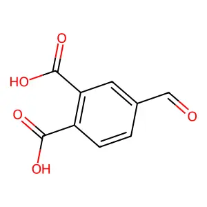 4-甲酰基苯-1,2-二甲酸 structure
