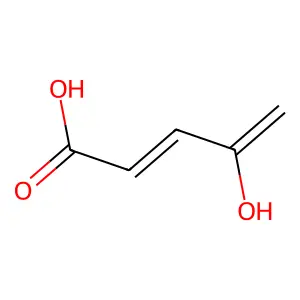 4-羟基戊-2,4-二烯酸 structure