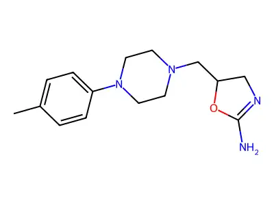 5-((4-(4-甲基苯基)哌嗪-1-基)甲基)-1,3-噁唑烷-2-亚胺 structure