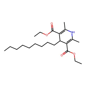 4-Nonyl-3,5-diethoxycarbonyl-1,4-dihydro-2,6-dimethylpyridine structure