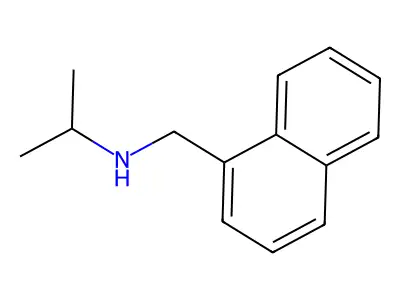N-(naphthalen-1-ylmethyl)propan-2-amine structure