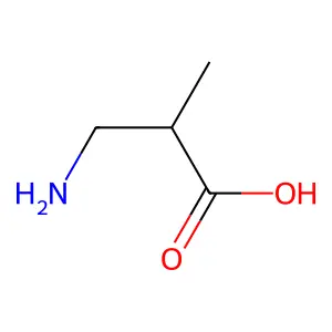 3-氨基异丁酸 structure