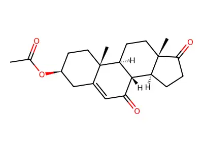 (3S,8R,9S,10R,13S,14S)-10,13-DIMETHYL-7,17-DIOXO-2,3,4,7,8,9,10,11,12,13,14,15,16,17-TETRADECAHYDRO- structure